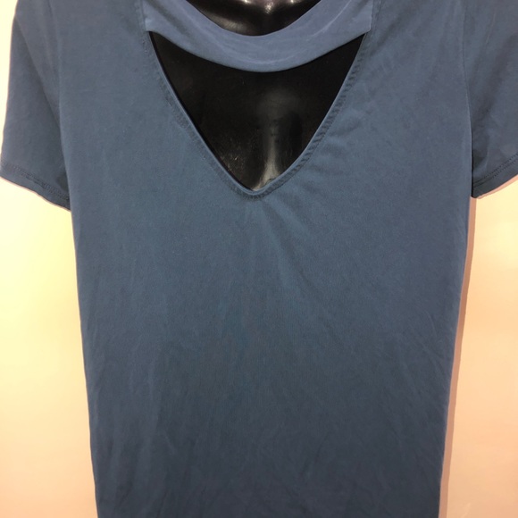 Red by BKE blue blouse size small cross cross - Picture 5 of 7